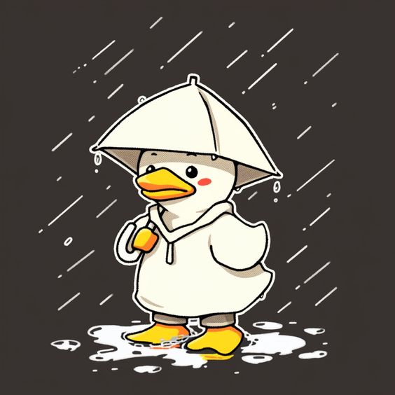 The Duckling Who Did Not Like Rain